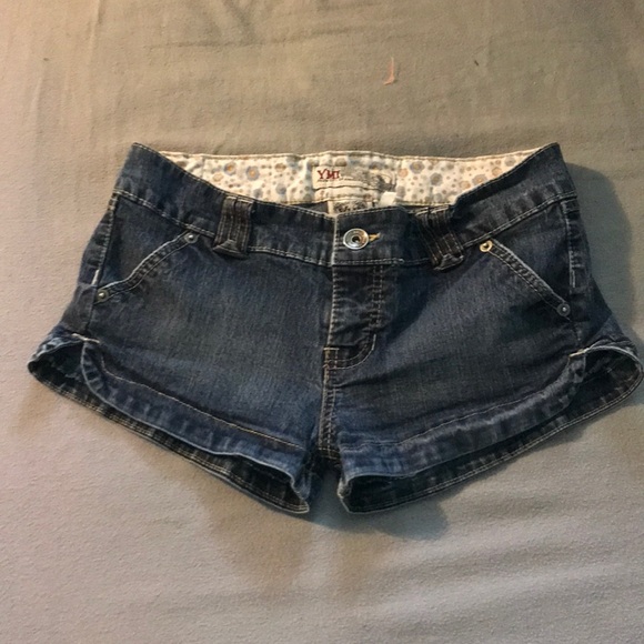 YMI Dark Blue Jean Shorts - Picture 1 of 2